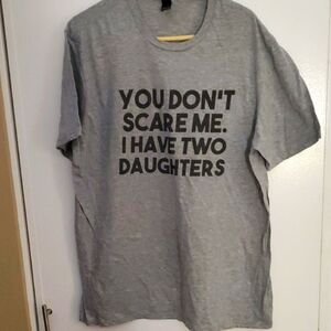 District Gray Mens T-Shirt with Bold Message